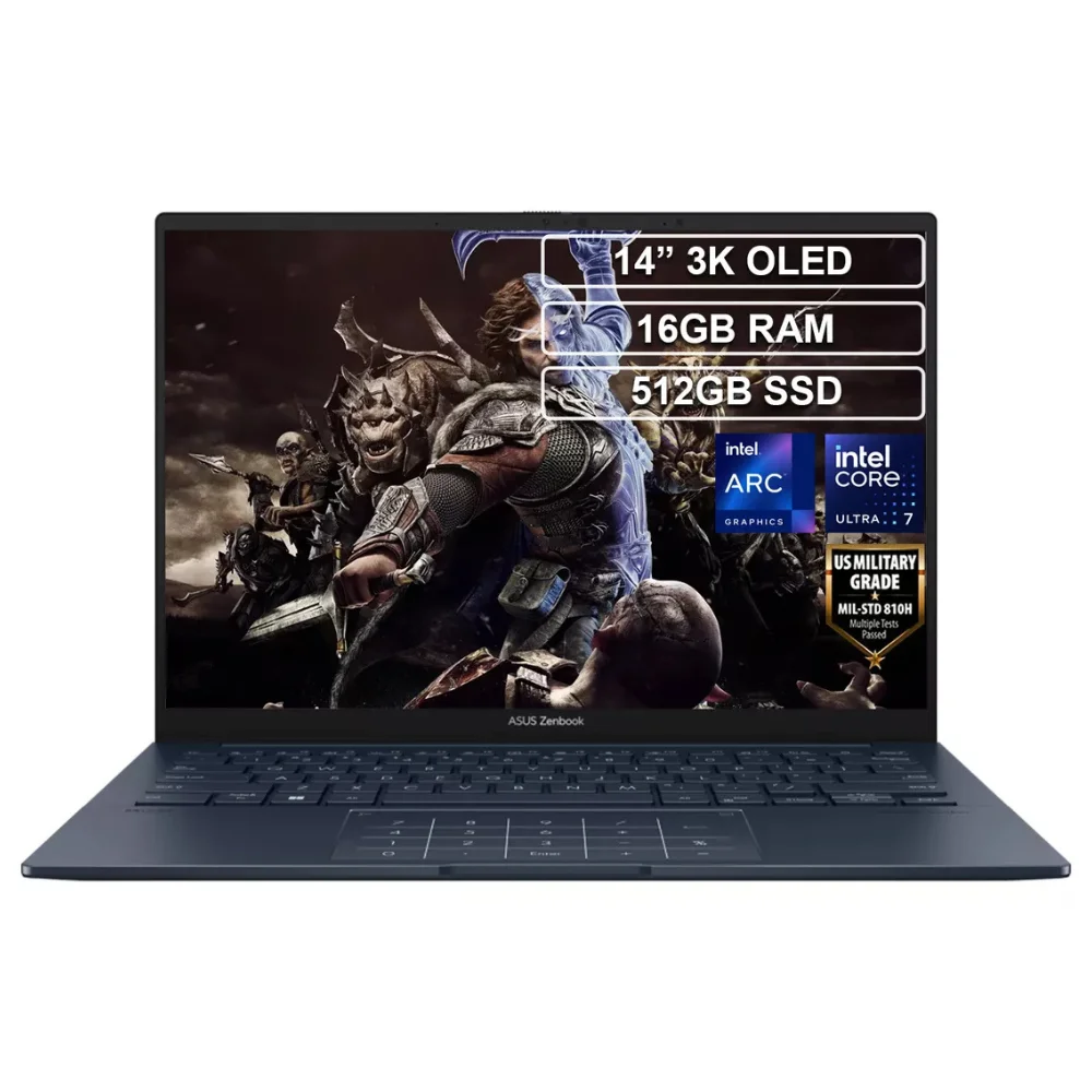 ASUS ZENBOOK UX3405MA-PP1006 | Ultra 7 755H | 16GB RAM | 512GB SSD | 14" OLED 2.8K